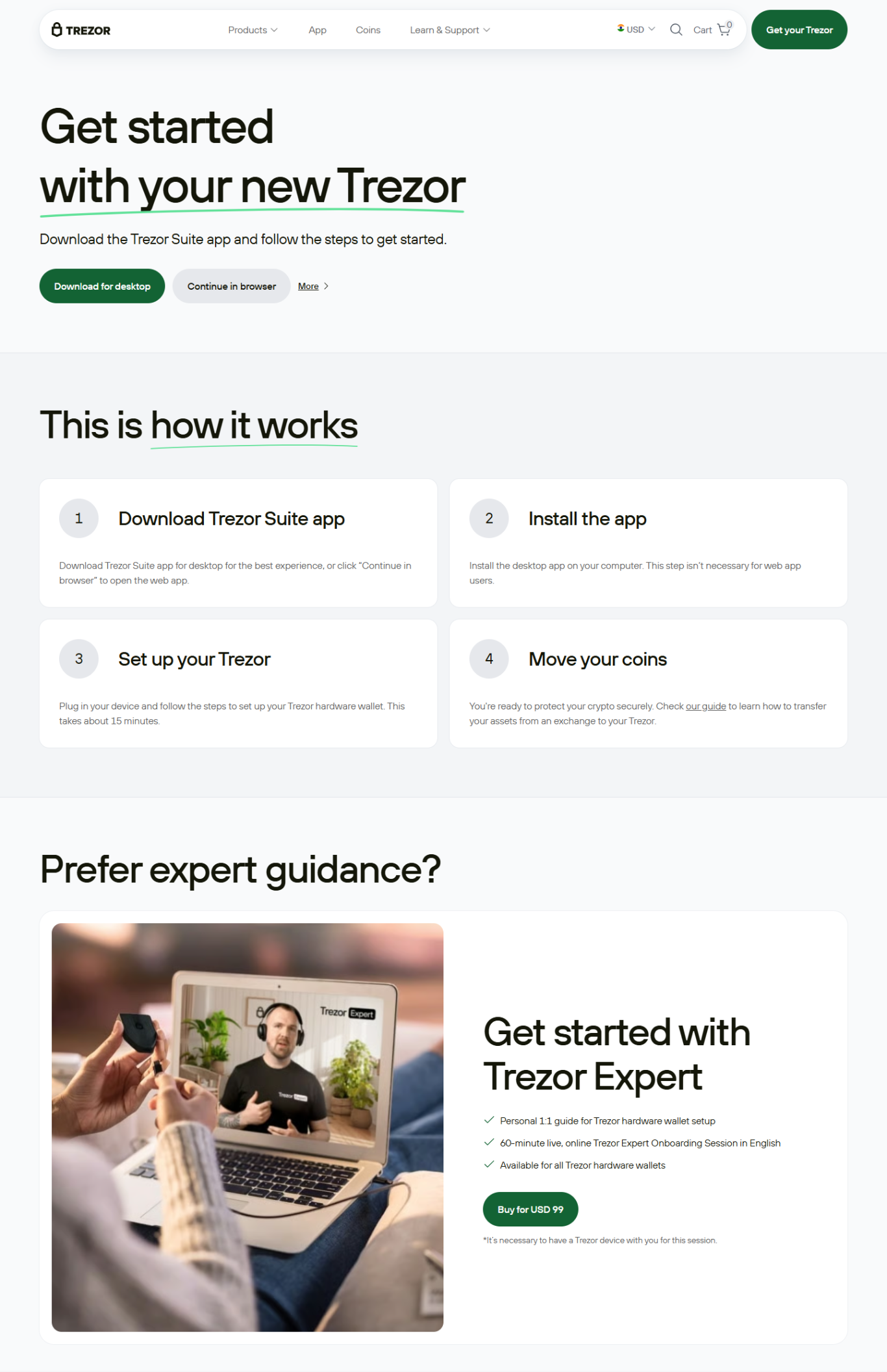 Trezor.io/start | Getting Started | TreZor® (official)
